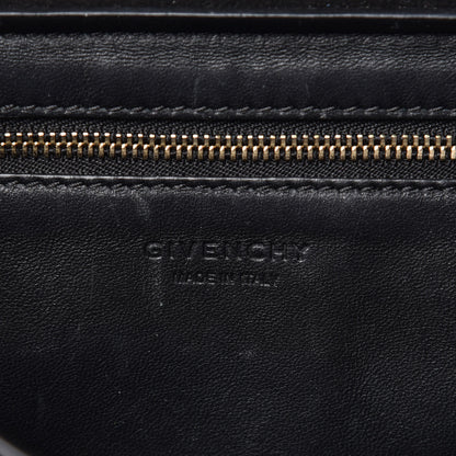 Givenchy Calfskin Crocodile Embossed Small Nobile Shoulder Bag Black 6 of 10