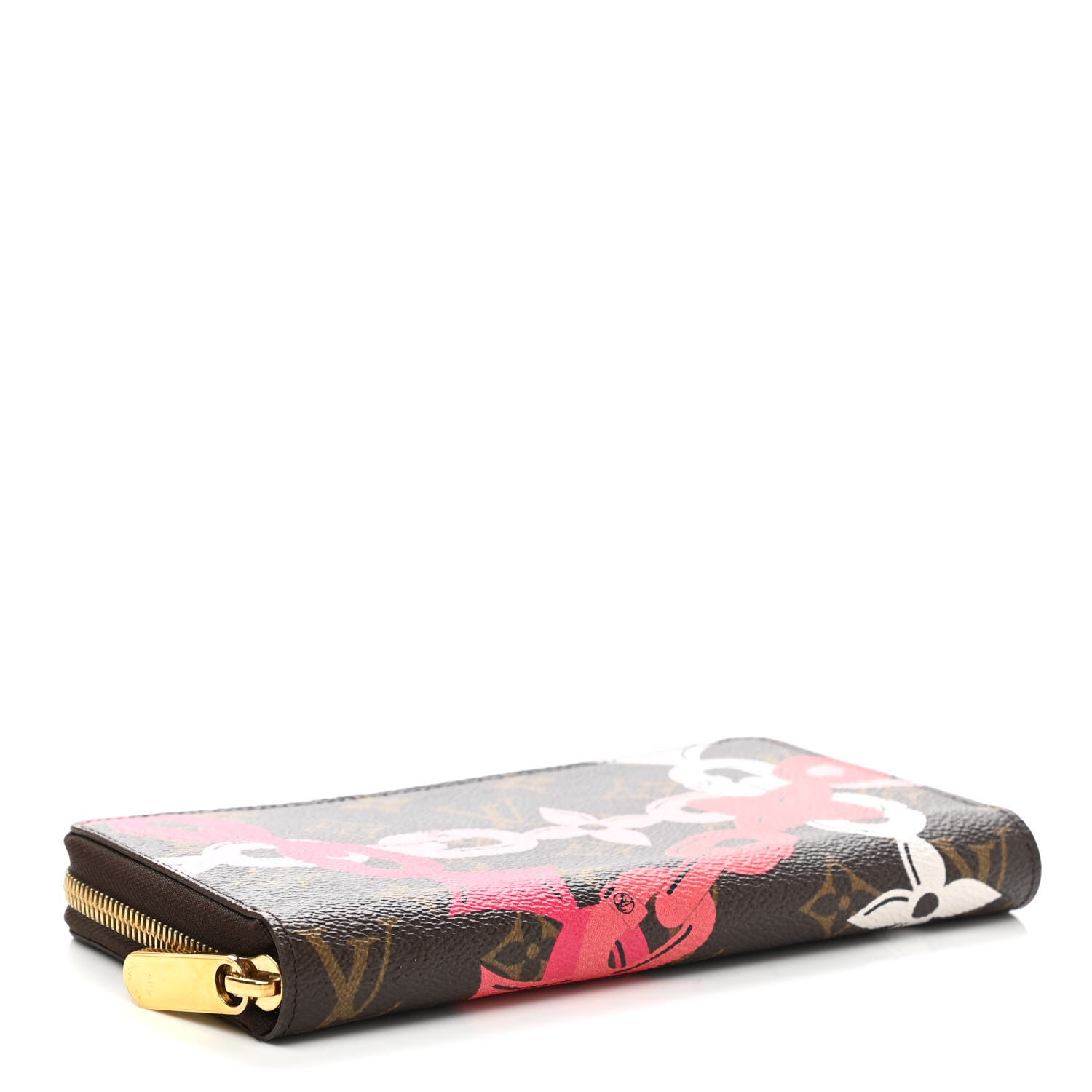 Louis Vuitton Monogram Bay Zippy Wallet Rose Ballerine Poppy 4 of 7