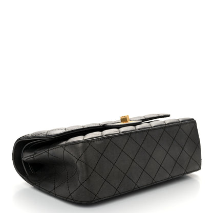 Chanel Metallic Calfskin Quilted 2.55 Reissue 225 Flap Charcoal 7 of 19