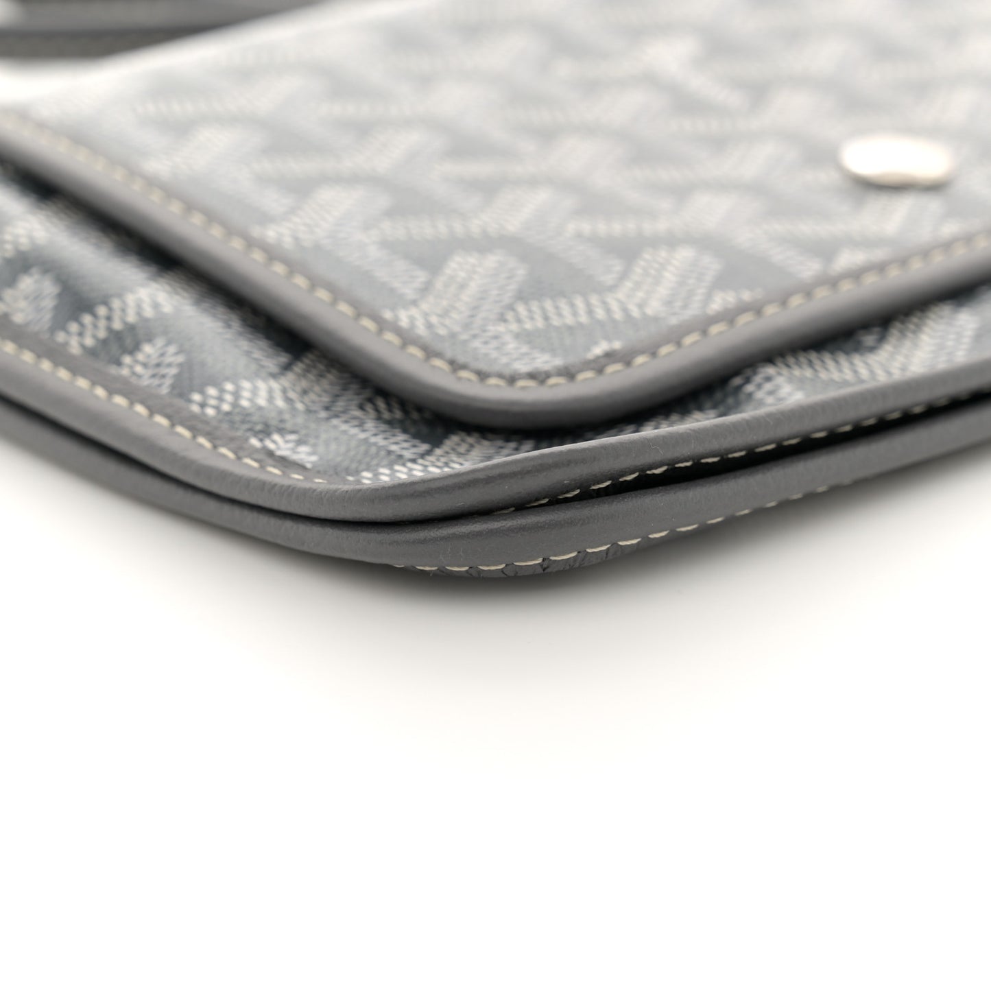 Goyardine Plumet Wallet Clutch Grey