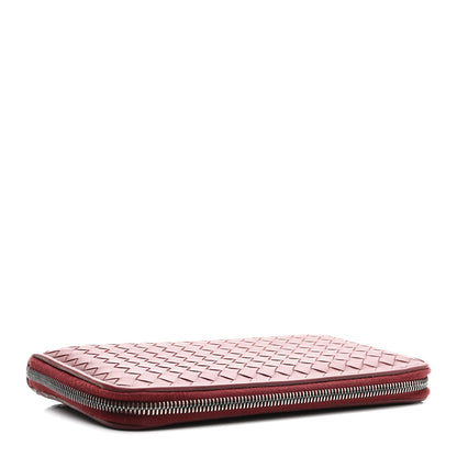 Bottega Veneta Nappa Intrecciato Travel Organizer Wallet Red 4 of 8