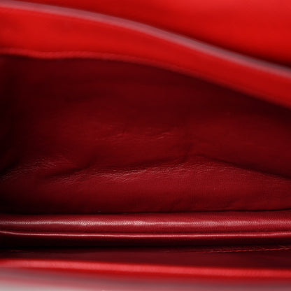 Prada Saffiano Soft Sound Shoulder Bag Rosso 6 of 10