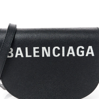 Balenciaga Grained Calfskin Logo Ville Day Bag XS Black 8 of 11