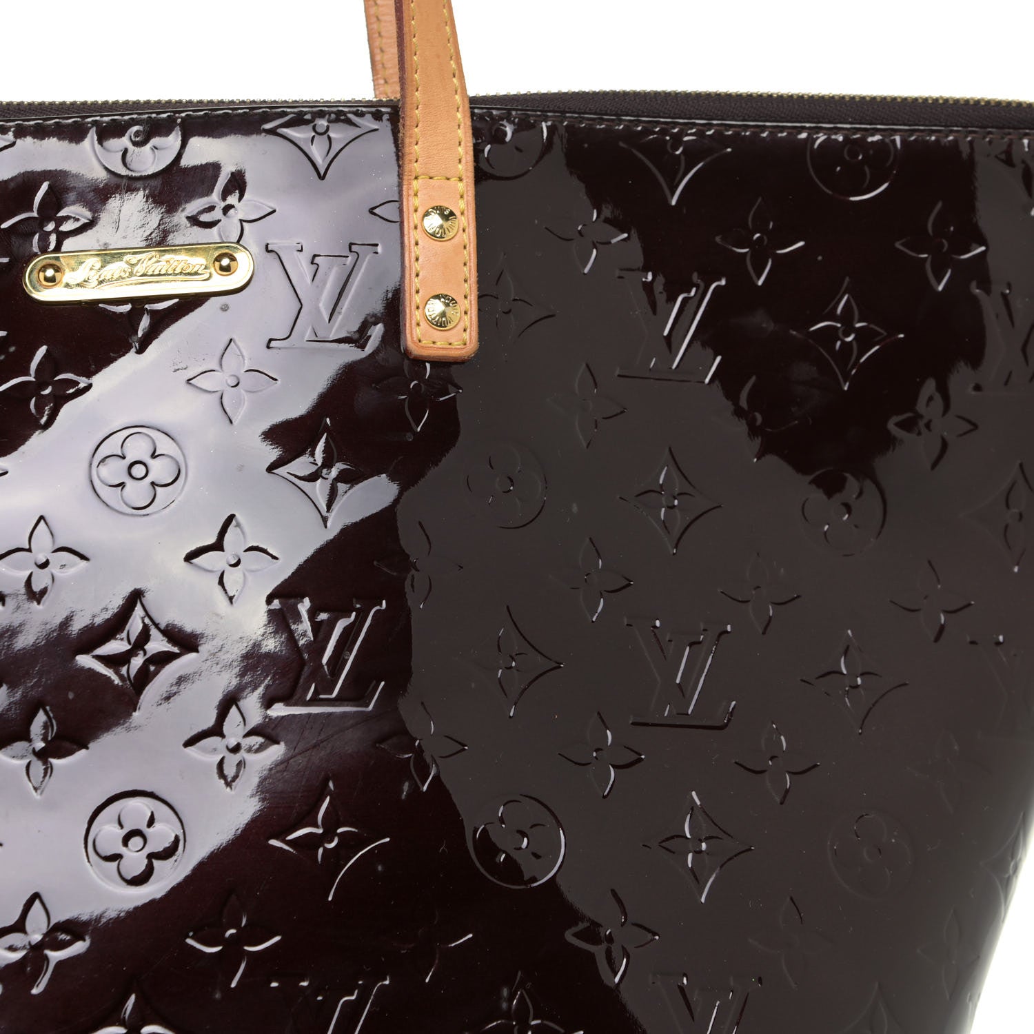 Louis Vuitton Vernis Bellevue PM Amarante 9 of 17