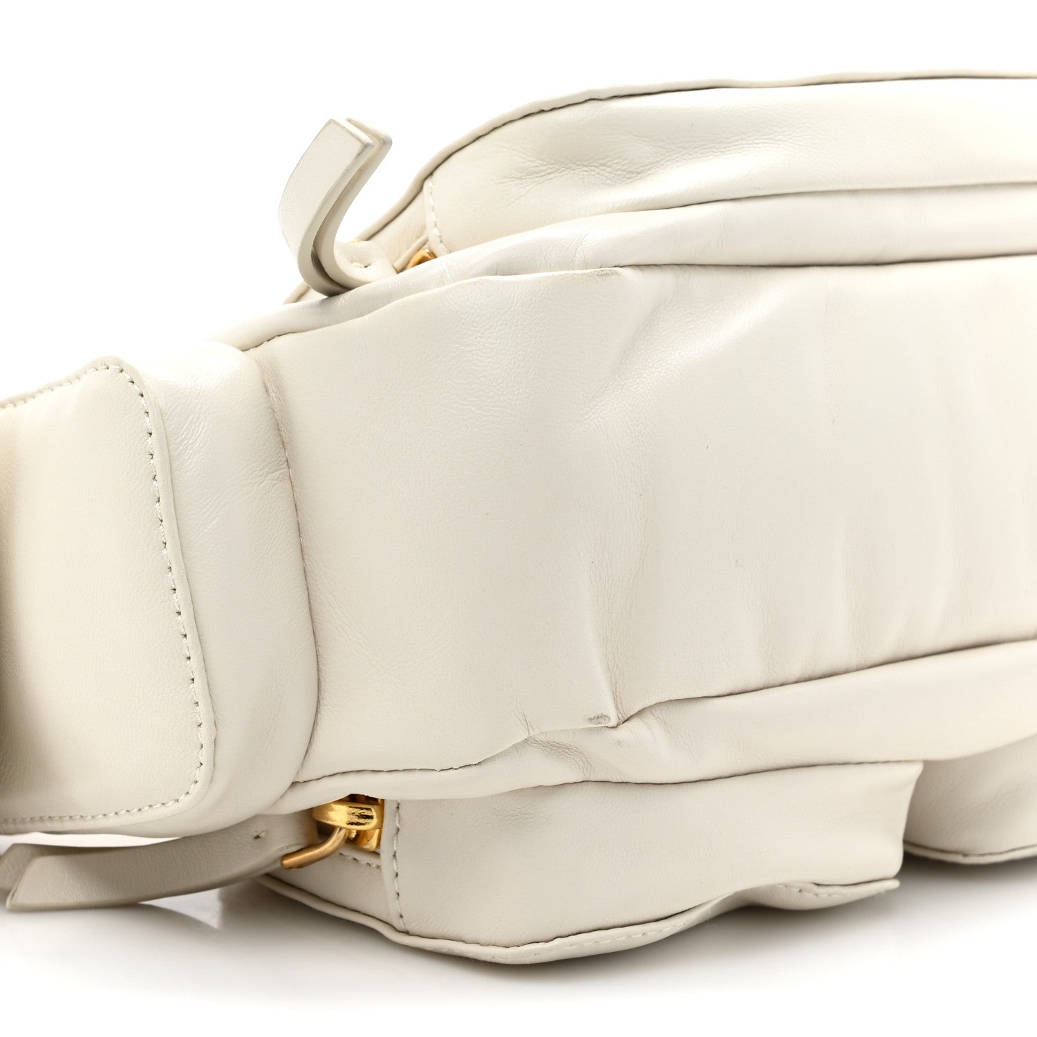 Miu Miu Nappa Multi Pocket Bag White 9 of 13