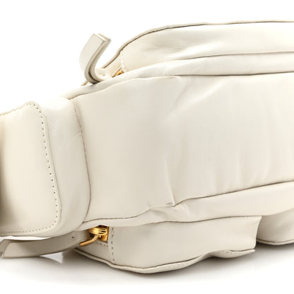 Miu Miu Nappa Multi Pocket Bag White 9 of 13