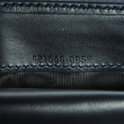 Gucci Monogram Calfskin Ladies Web Long Wallet Beige Blue 8 of 9
