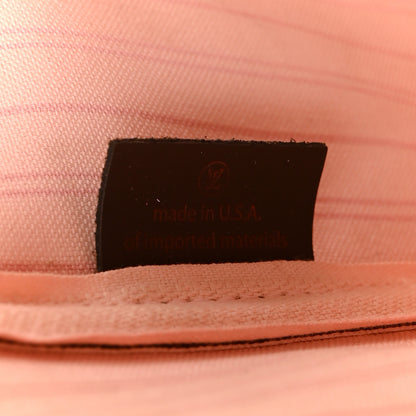 Louis Vuitton Damier Ebene Neo Neverfull MM Rose Ballerine 8 of 11