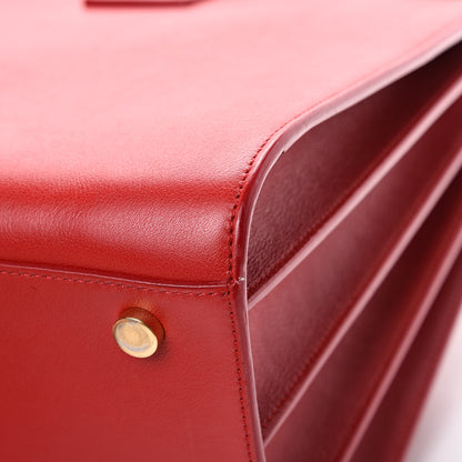 Saint Laurent Calfskin Small Sac De Jour Lipstick Red 11 of 13