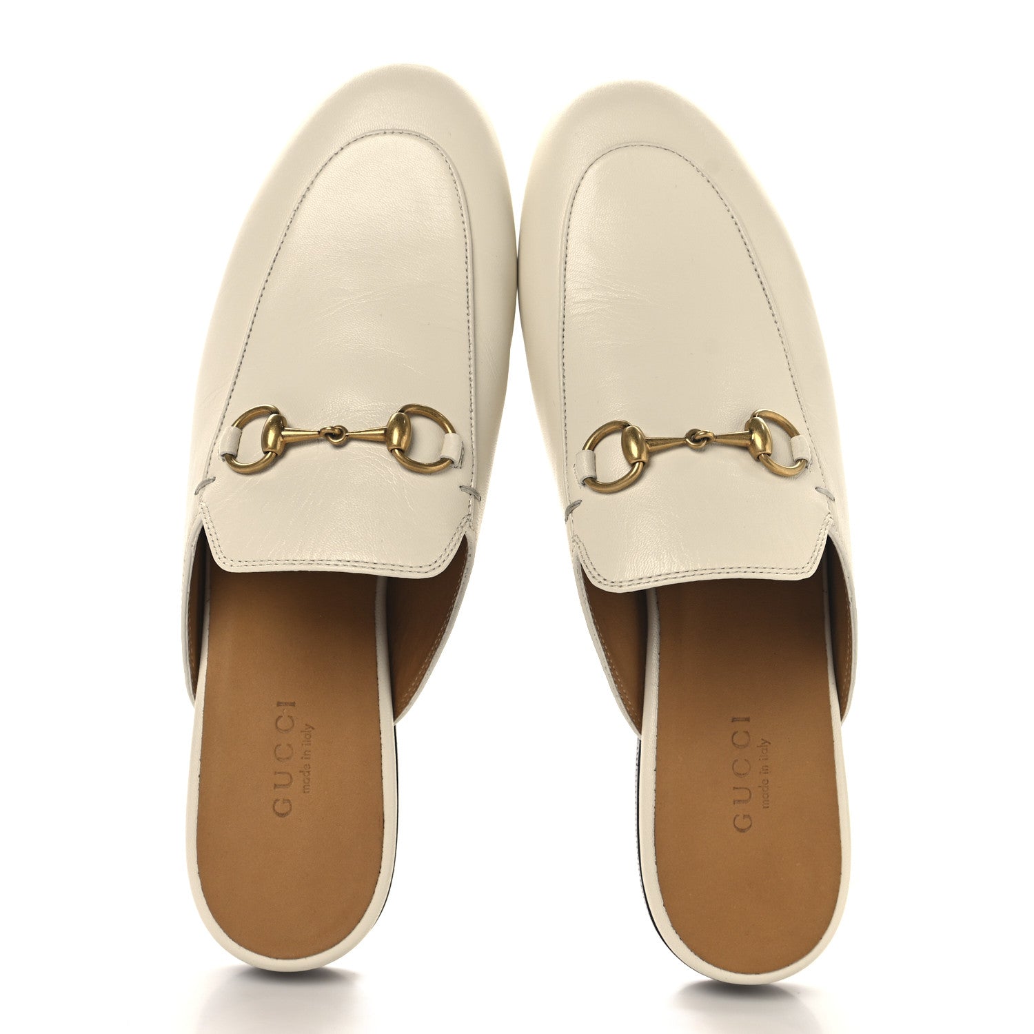 Gucci Malaga Kid Womens Princetown Slippers 36.5 Mystic White 2 of 9