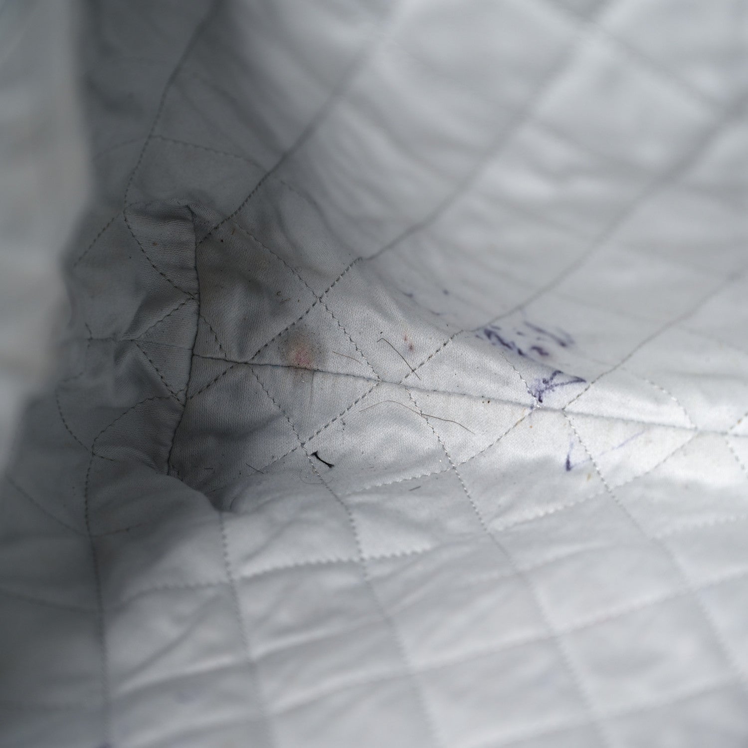 Chanel Shiny Calfskin Quilted Small Chanel 22 Grey 12 of 13