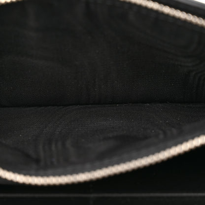Christian Dior Patent Lambskin Cannage Lady Dior Rendezvous Wallet On Chain Black 6 of 11