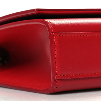 Saint Laurent Smooth Calfskin Medium Classic Monogram Kate Tassel Satchel Lipstick Red 8 of 10