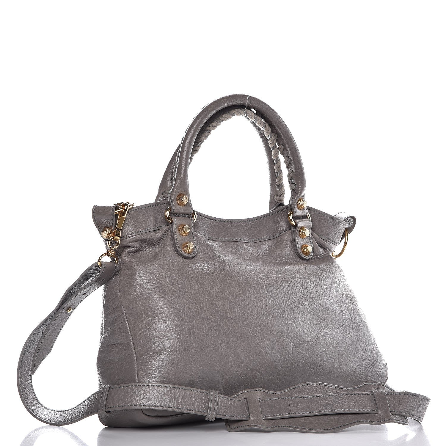 Balenciaga Agneau Giant 12 Gold Hardware Town Gris Pyrite 4 of 12