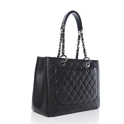 Chanel Caviar Quilted Grand Shopping Tote GST Black 2 of 9