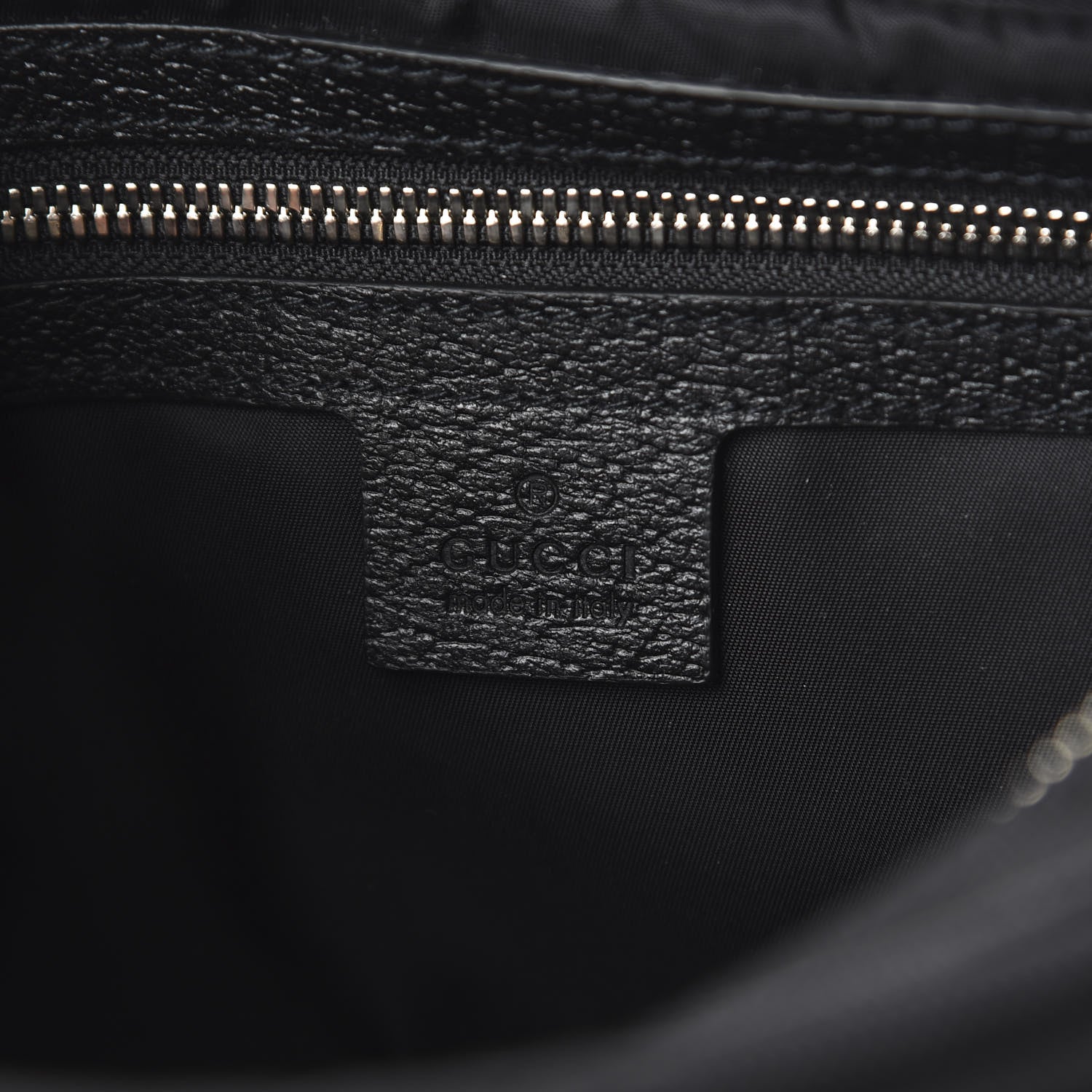 Gucci Econyl Nylon Monogram Off The Grid Belt Bag Black 8 of 10