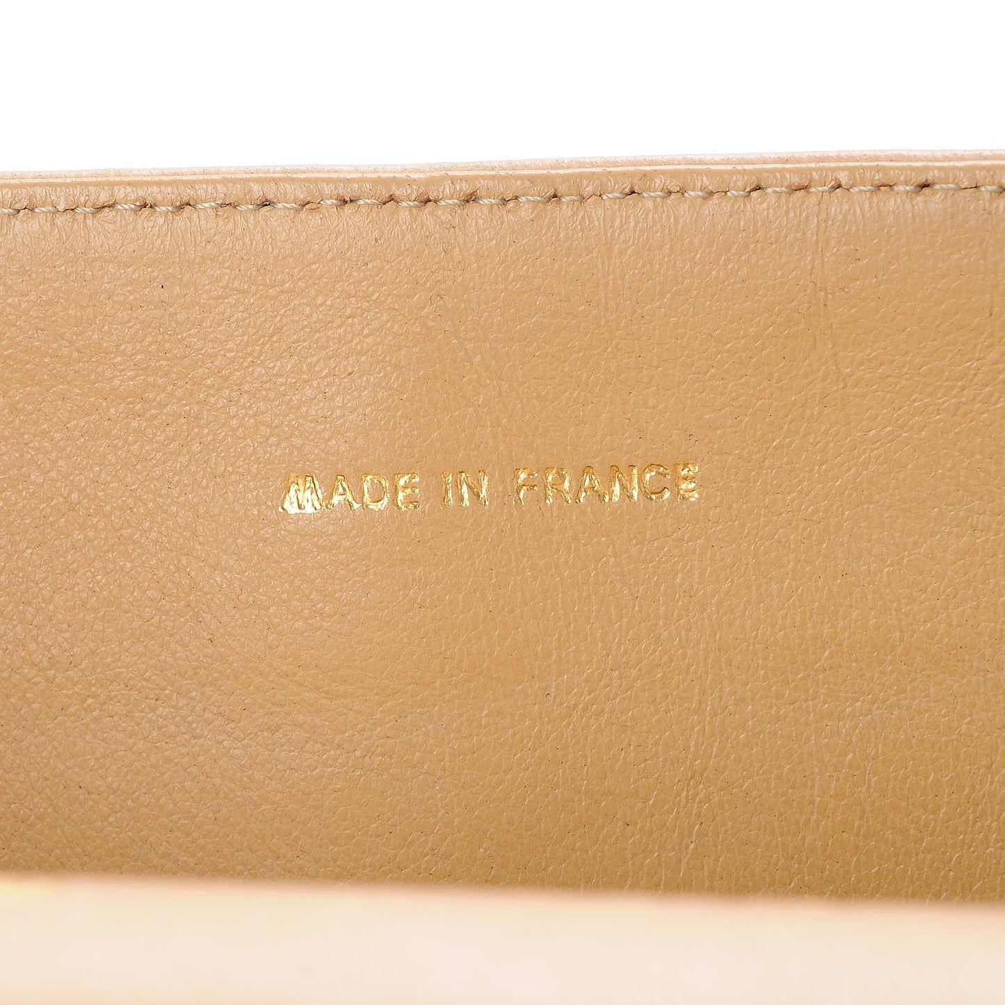 Lambskin Quilted Medium Bijoux Chain Double Flap Beige