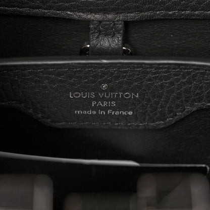 Louis Vuitton Taurillon Braided Capucines BB Black 5 of 9