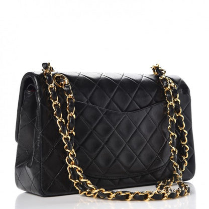 Chanel Lambskin Quilted Small Double Flap Black 3 of 8