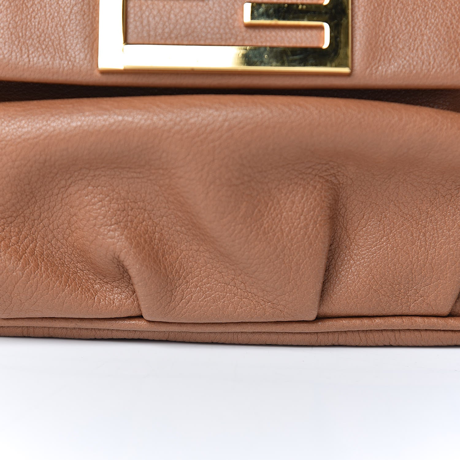 Fendi Vitello Flamingo Fendista Pouchette Crossbody Orzo 11 of 11