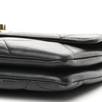 Chanel Lambskin Quilted Medium Trendy CC Flap Black 10 of 10