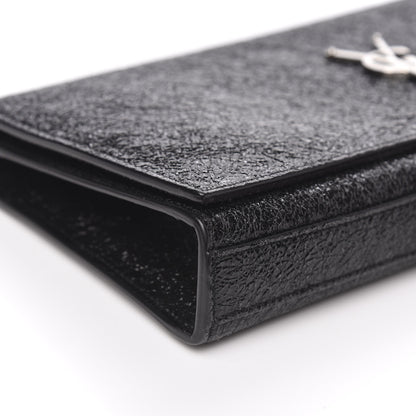 Saint Laurent Glitter Classic Monogram Cassandre Tassel Clutch Black 7 of 10