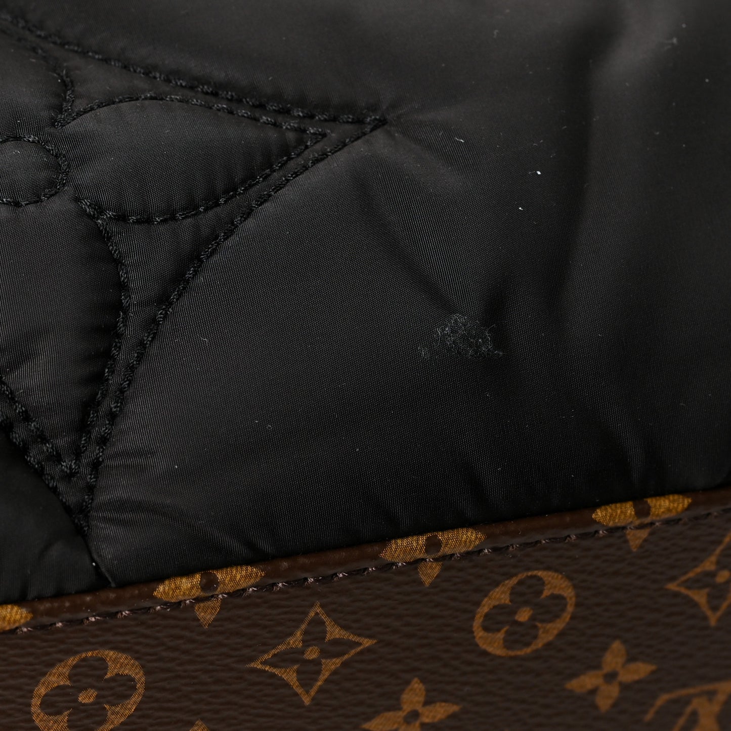 Econyl Monogram Pillow Giant Onthego GM Black