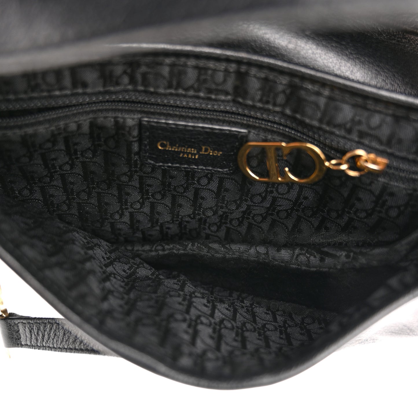 Calfskin Saddle Bag Black