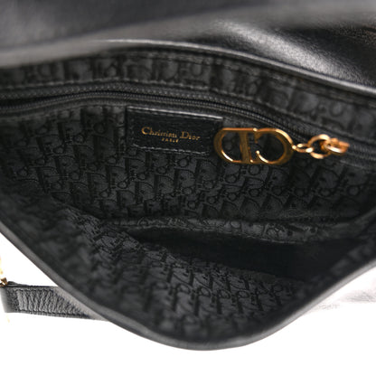 Christian Dior Calfskin Saddle Bag Black 5 of 12