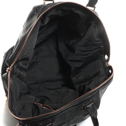 Alexander Wang Pebbled Leather Large Emile Black with Rose Gold Hardware 5 of 9