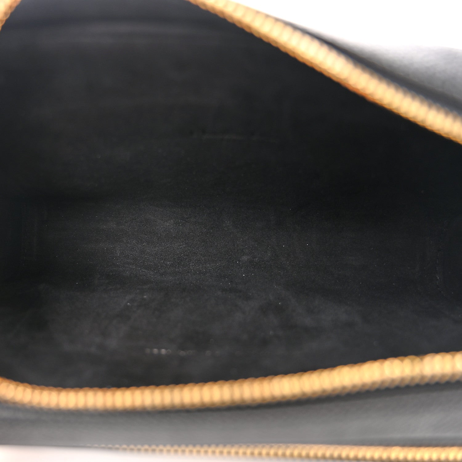 Christian Dior Grained Calfskin Caro Double Pouch Black 5 of 10