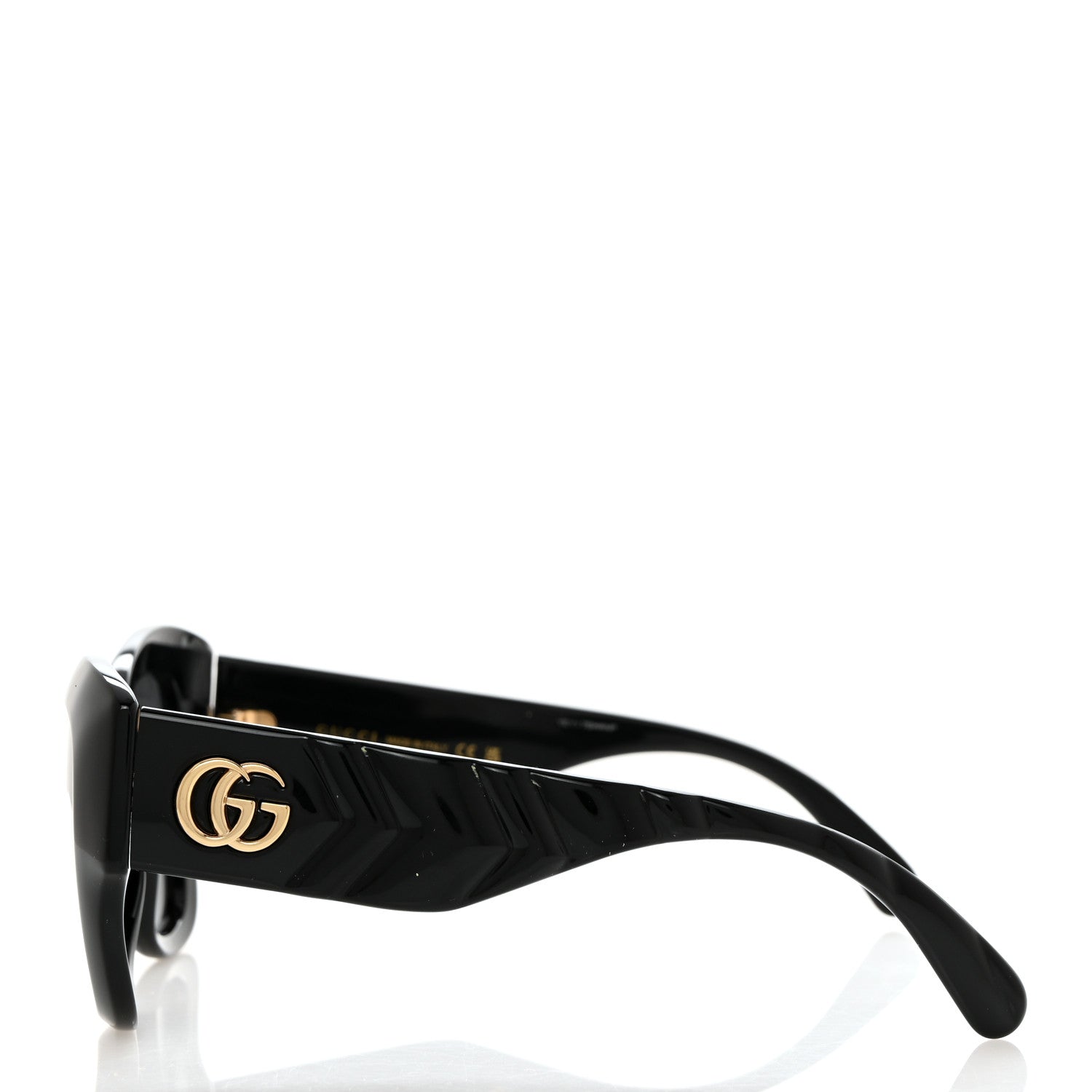 Gucci Acetate GG Butterfly Sunglasses GG0808S Black 3 of 8