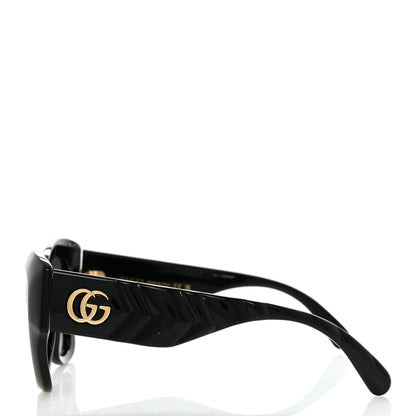 Gucci Acetate GG Butterfly Sunglasses GG0808S Black 3 of 8