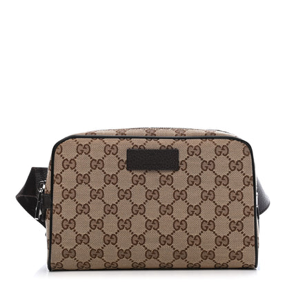 Gucci Monogram Belt Bag Dark Brown 1 of 9