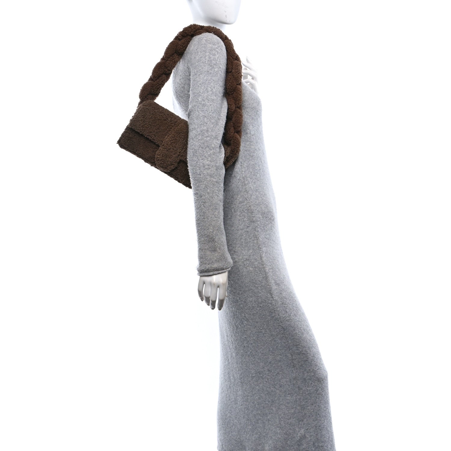 Jacquemus Shearling Le Bambidou Brown 2 of 9