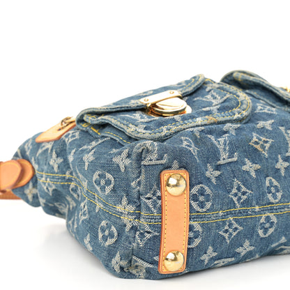 Louis Vuitton Monogram Denim Baggy PM Blue 8 of 10