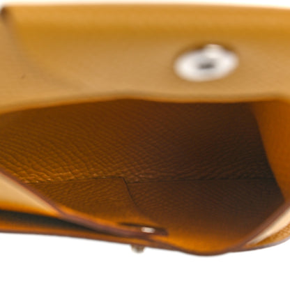 Hermes Epsom Bastia Coin Purse Jaune Ambre 6 of 9