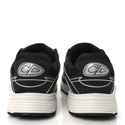 Christian Dior Technical Mesh Calfskin Mens B30 Sneakers 42 Black White 5 of 11