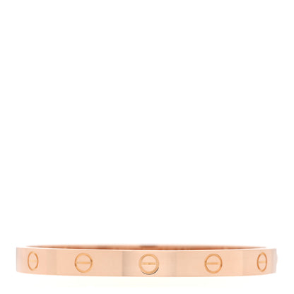 Cartier 18K Pink Gold LOVE Bracelet 17 1 of 8