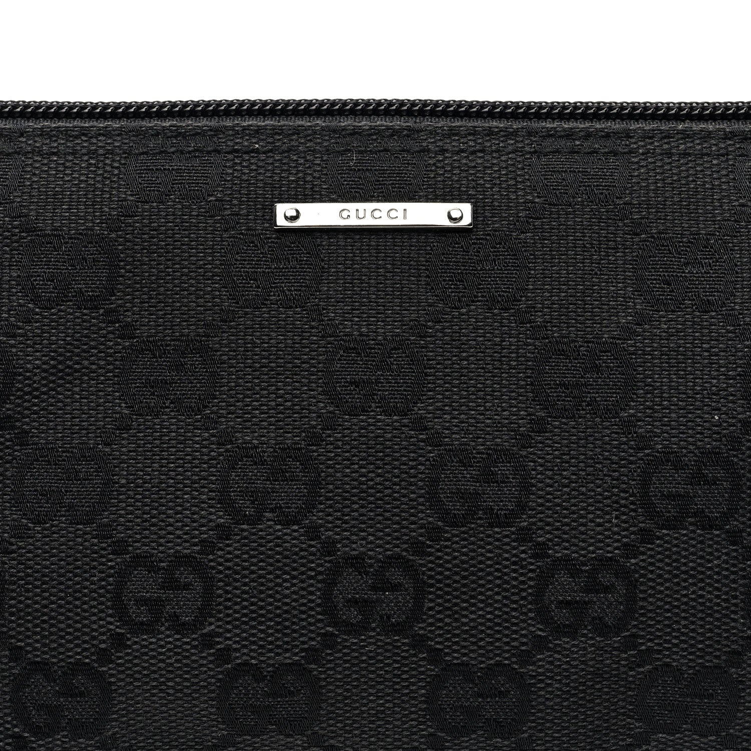 Gucci Monogram Boat Pochette Black 8 of 10