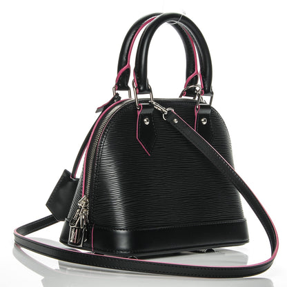 Louis Vuitton Epi Alma BB Black 3 of 6