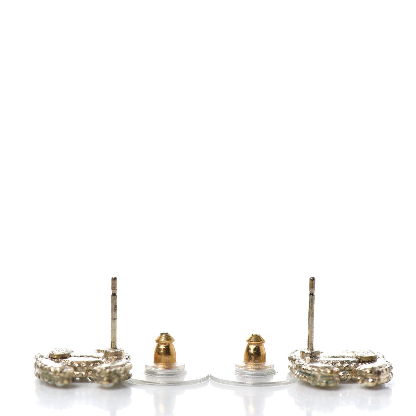 Pearl CC Earrings Gold