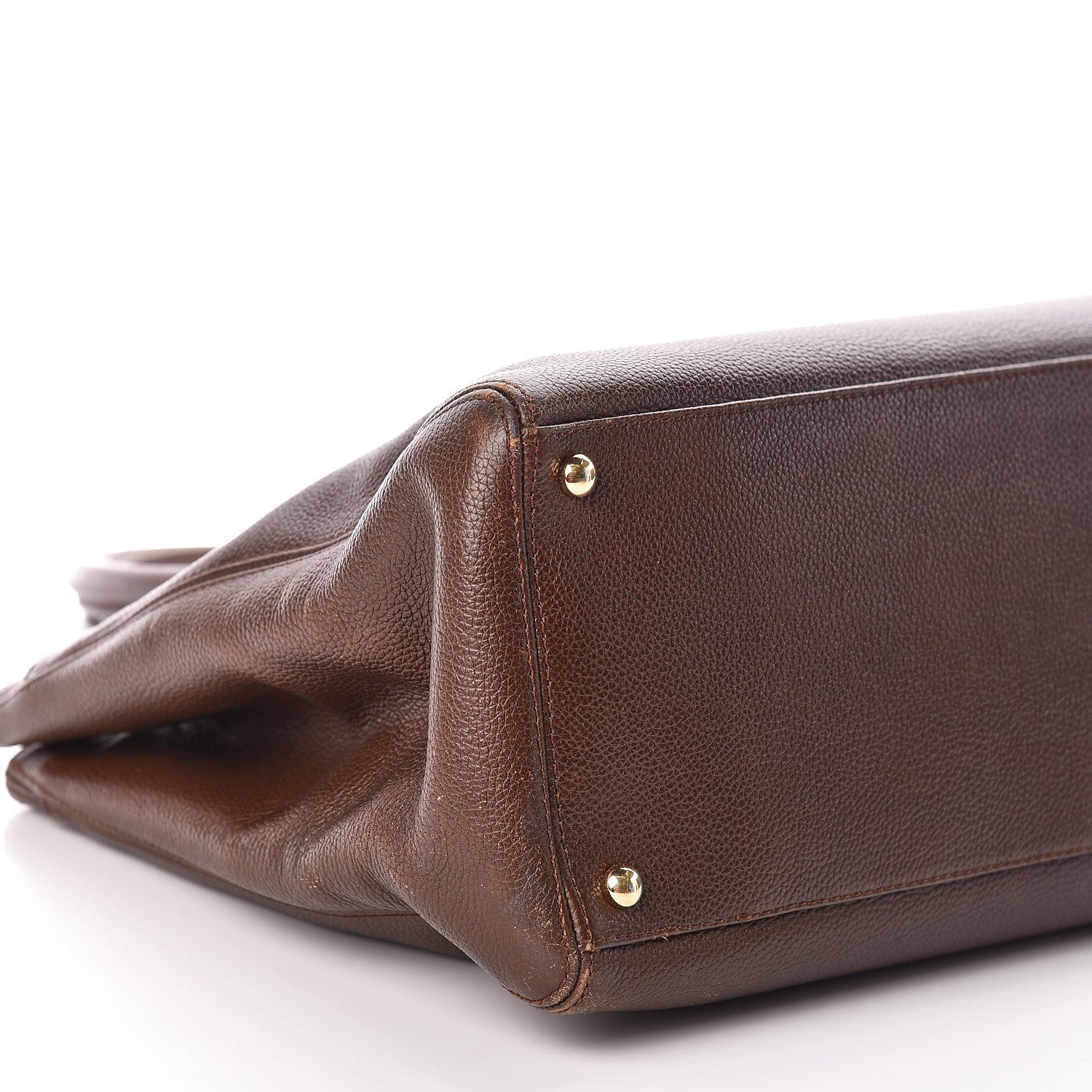 Chanel Calfskin Cerf Executive Shopper Tote Brown 10 of 18