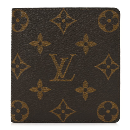 Louis Vuitton Monogram Mens Billfold Wallet 6 Credit Card Slots 1 of 6