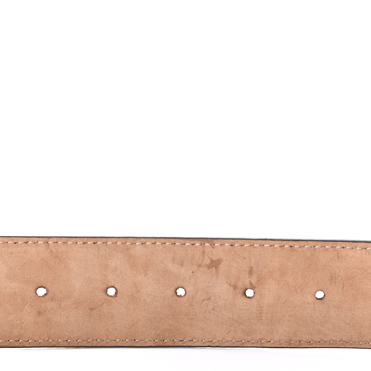 Gucci Metallic Guccissima Interlocking G Belt 90 36 Gold 4 of 5