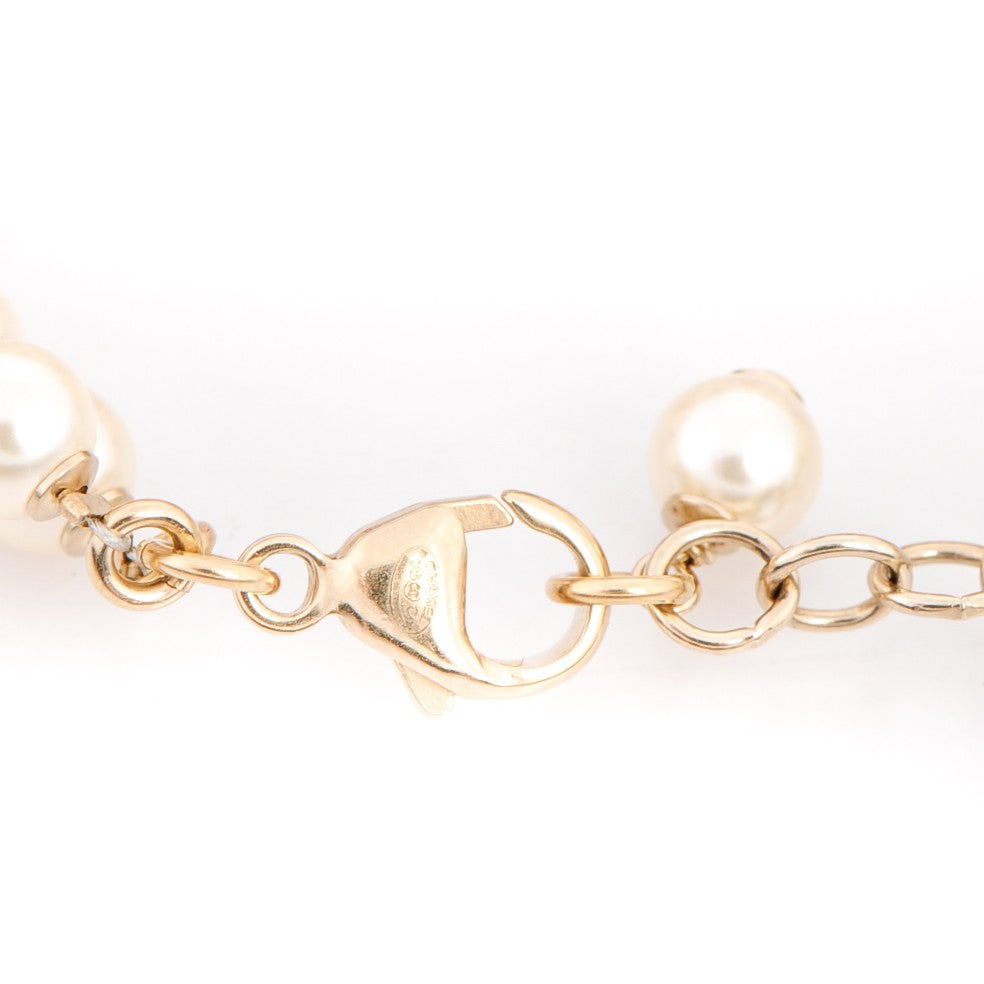 Pearl Enamel CC Korean Garden Bracelet Pink Multicolor
