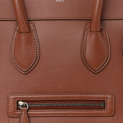 Celine Smooth Calfskin Mini Luggage Sienna 7 of 13
