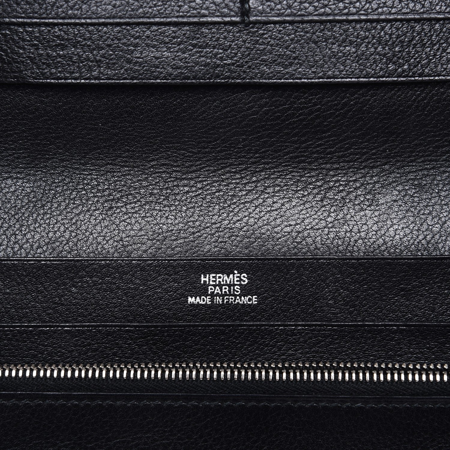 Hermes Evergrain Azap GM Combined Wallet Black 6 of 7