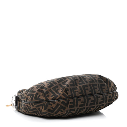 Fendi Zucca Small Chef Chain Hobo Tobacco 4 of 12