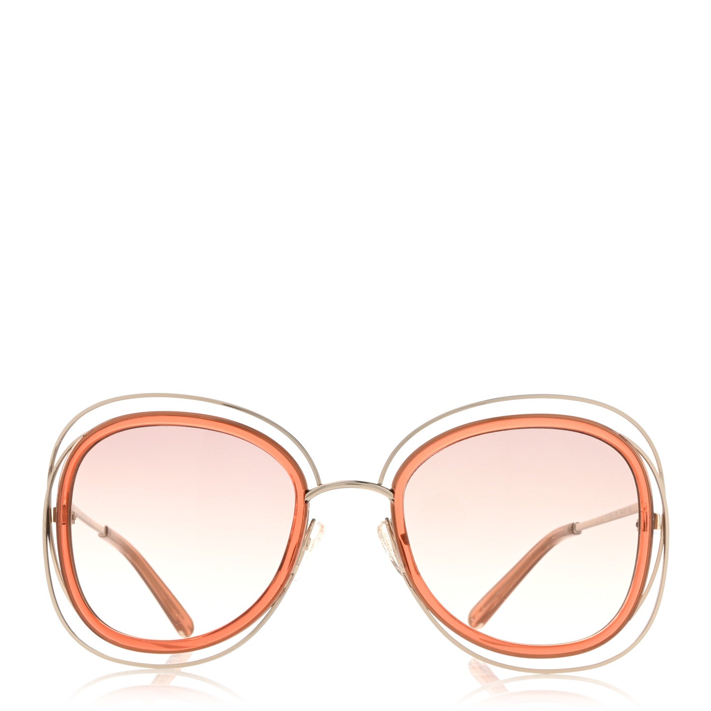 Oversized Carlina Sunglasses CE123S Gold Peach
